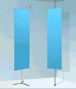 chronoexpo 4 banner stand system by superchrome