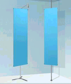 chronoexpo 4 banner stand system by superchrome chronoexpo 4 banner stand system by superchrome