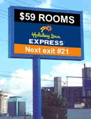 point of purchase signage