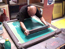 silk screen printer