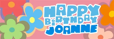 Custom birthday banners
