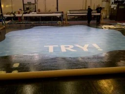 Floor graphics — Superchrome print example