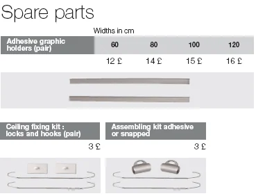 Graphic holder spare