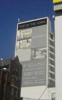 outdoor signage tab
