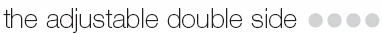 the adjustable double title