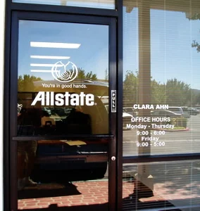 Vinyl window displays