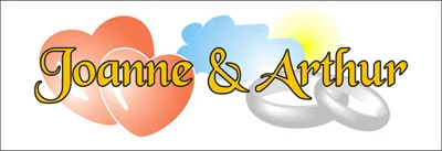 Wedding anniversary banners