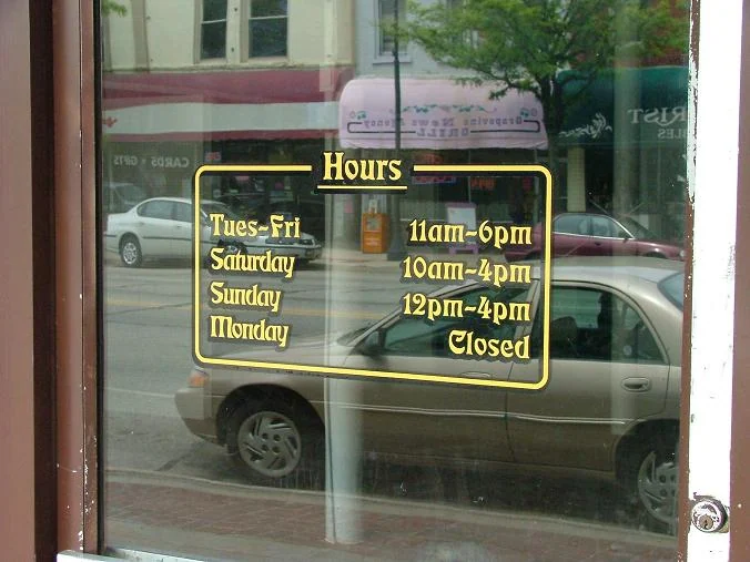 Window graphics sign company